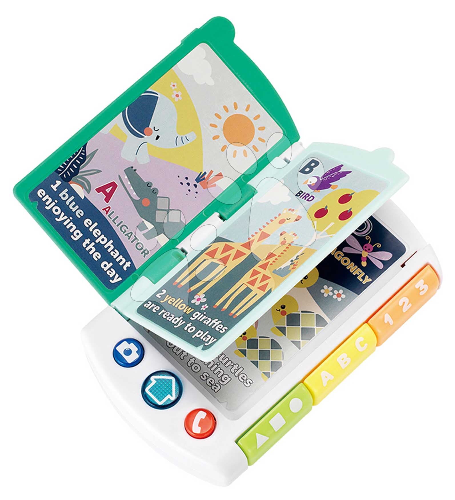 Hudobný telefón a knižka Phone & Book Learning Toy Infantino s pesničkami a frázami v angličtine od 6 mes