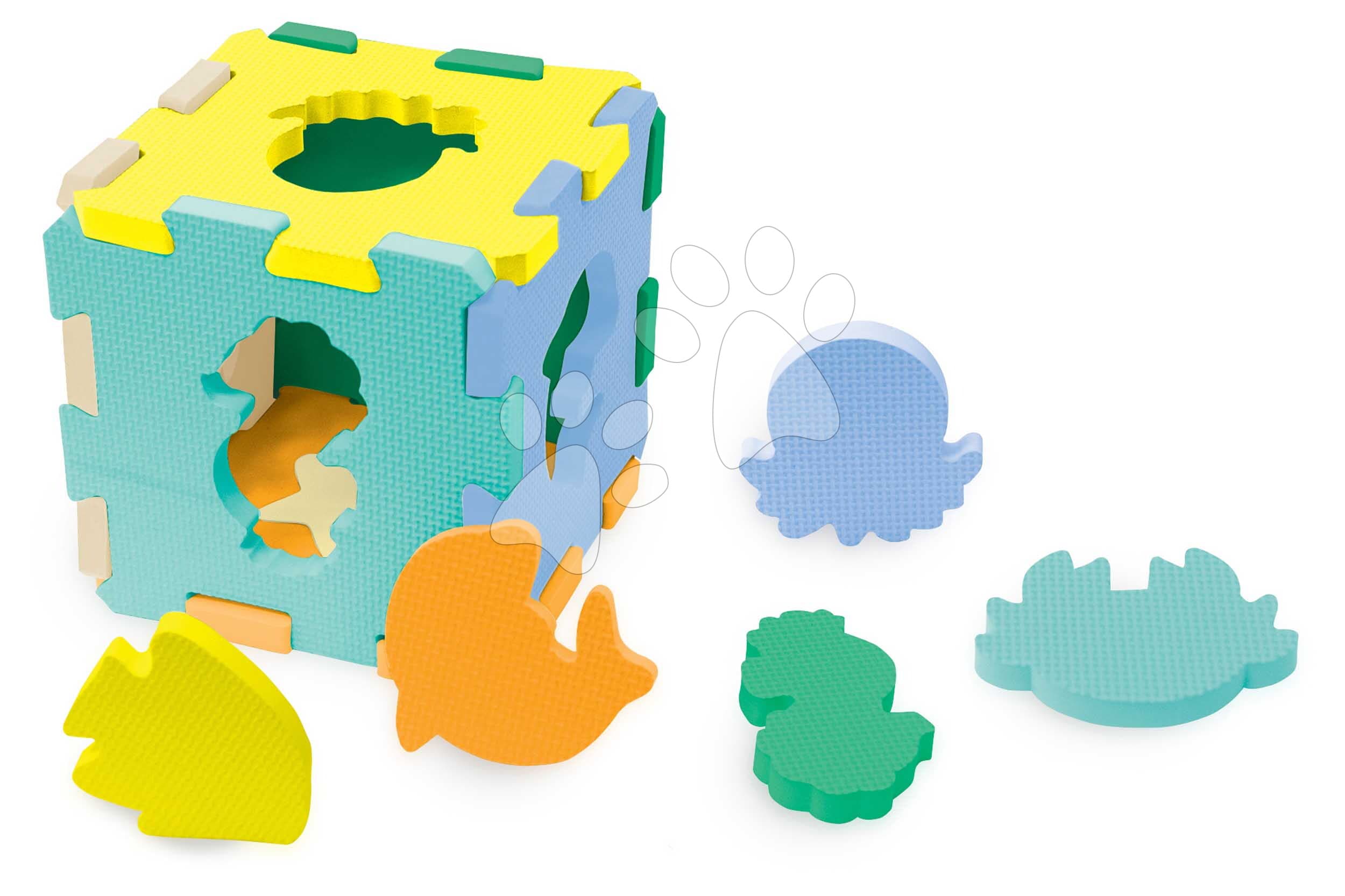 Penové puzzle Sensory Puzzle Foam Mat Infantino extra silné 50*33 cm od 0 mes 1