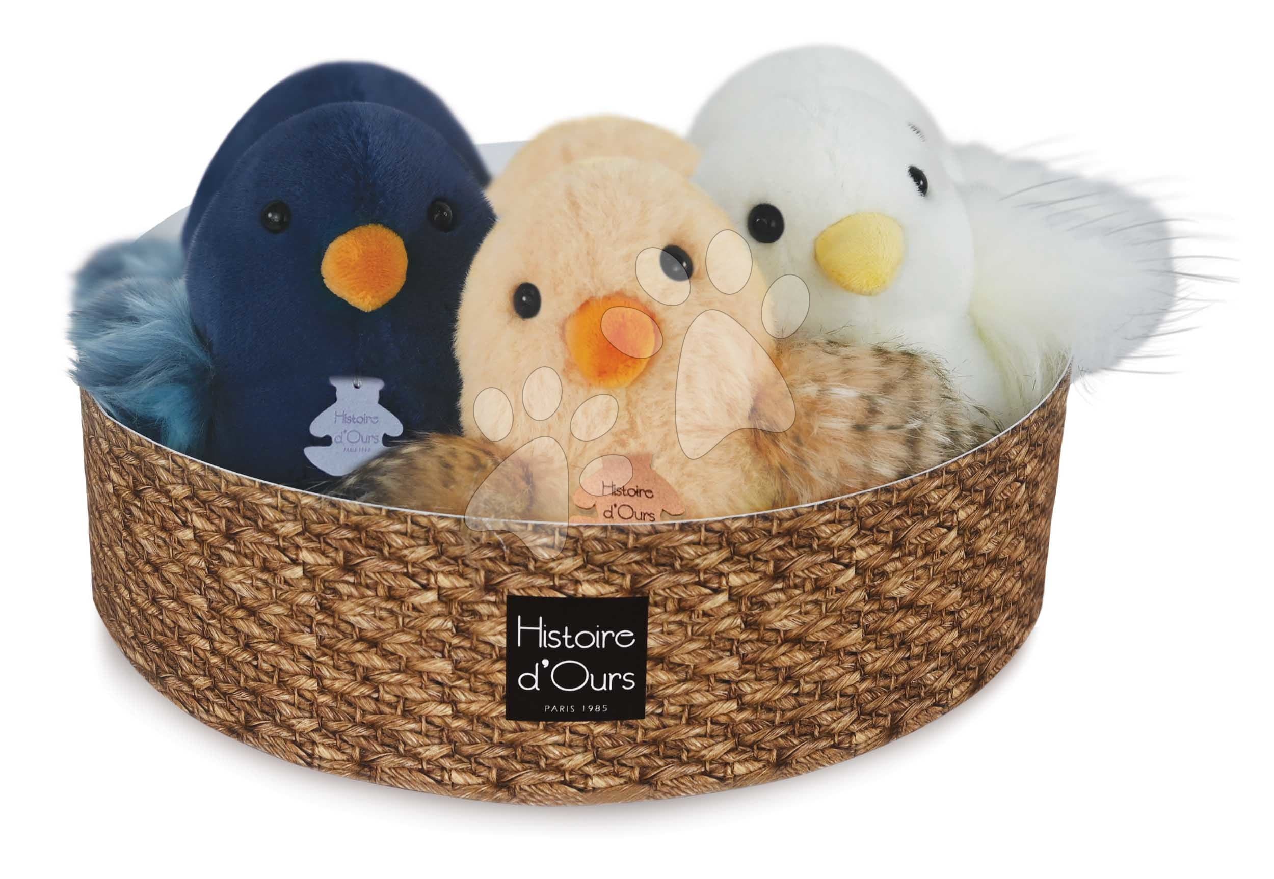 Plyšová sliepočka Chick À la Campagne Histoire d’ Ours rôzne farby 15 cm od 0 mes