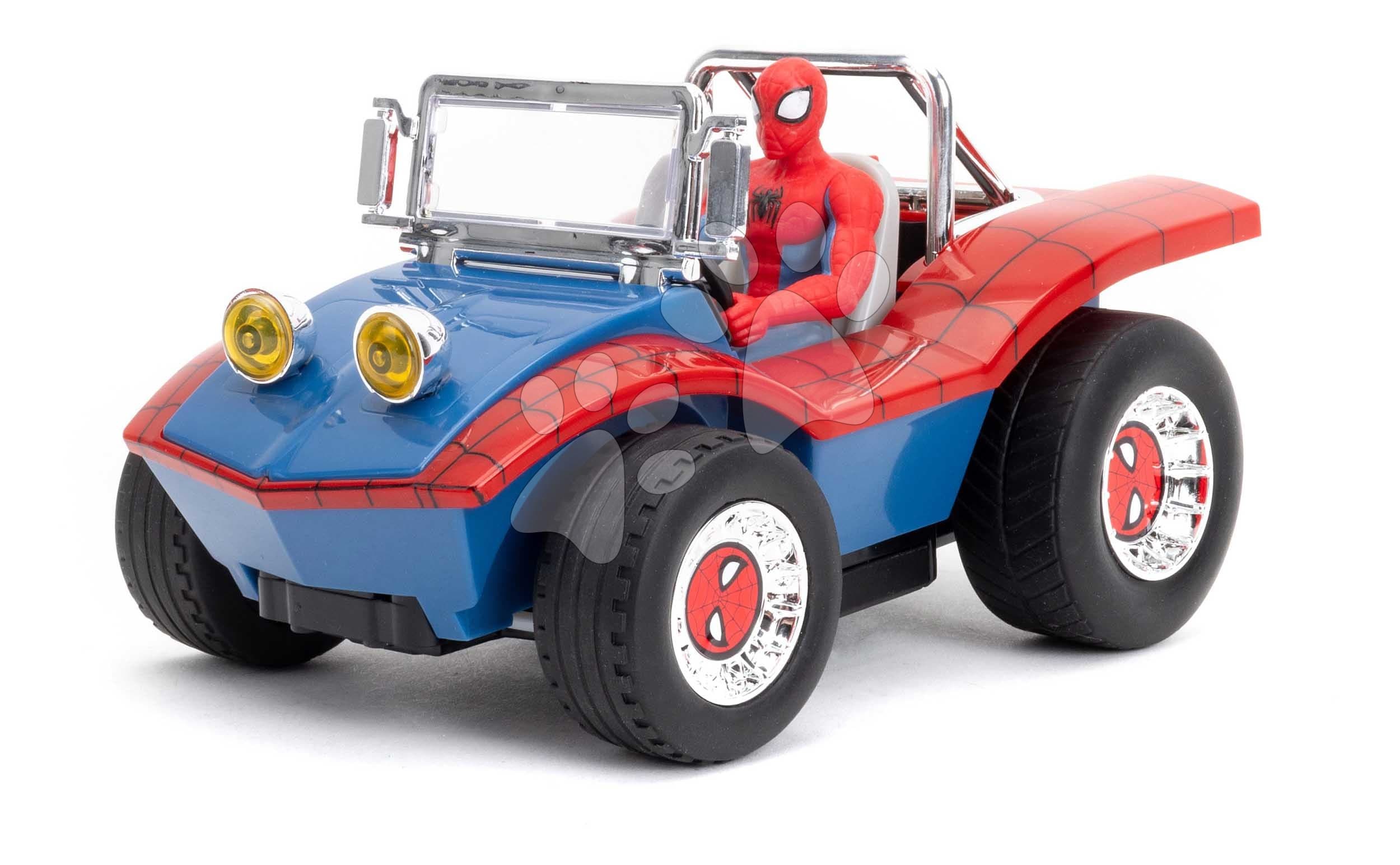 Autíčko na diaľkové ovládanie RC Buggy Spiderman Marvel Jada terénne dĺžka 17 cm 1:24 od 6 rokov