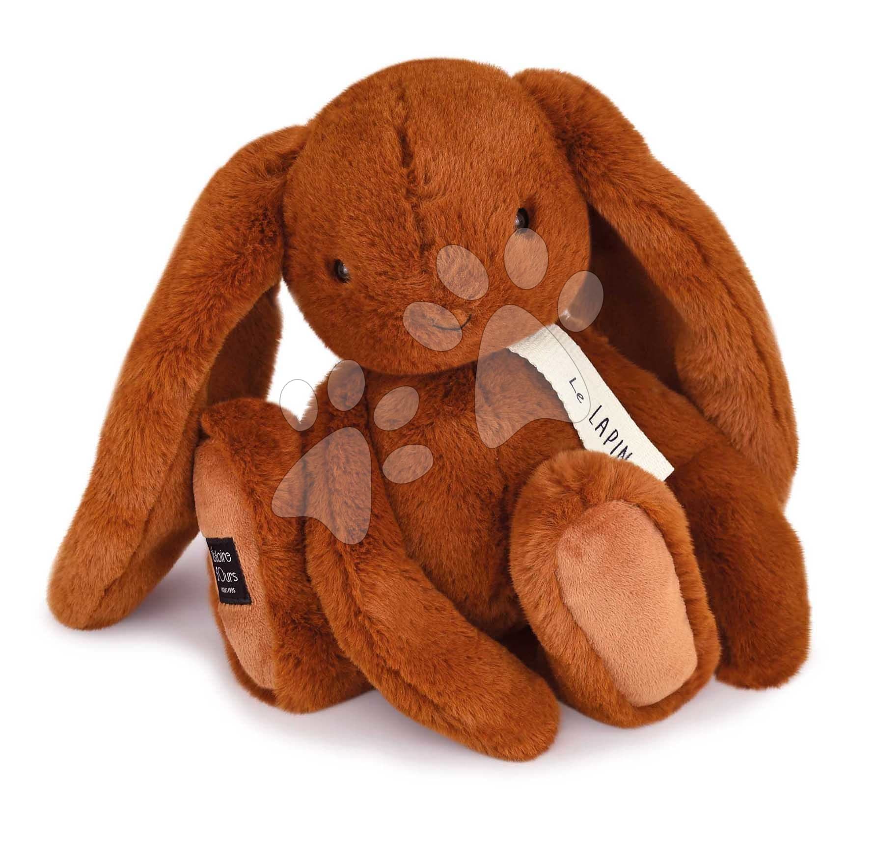Plyšový zajačik The Bunny Cappuccino Histoire d’ Ours hnedý 32 cm od 0 mes