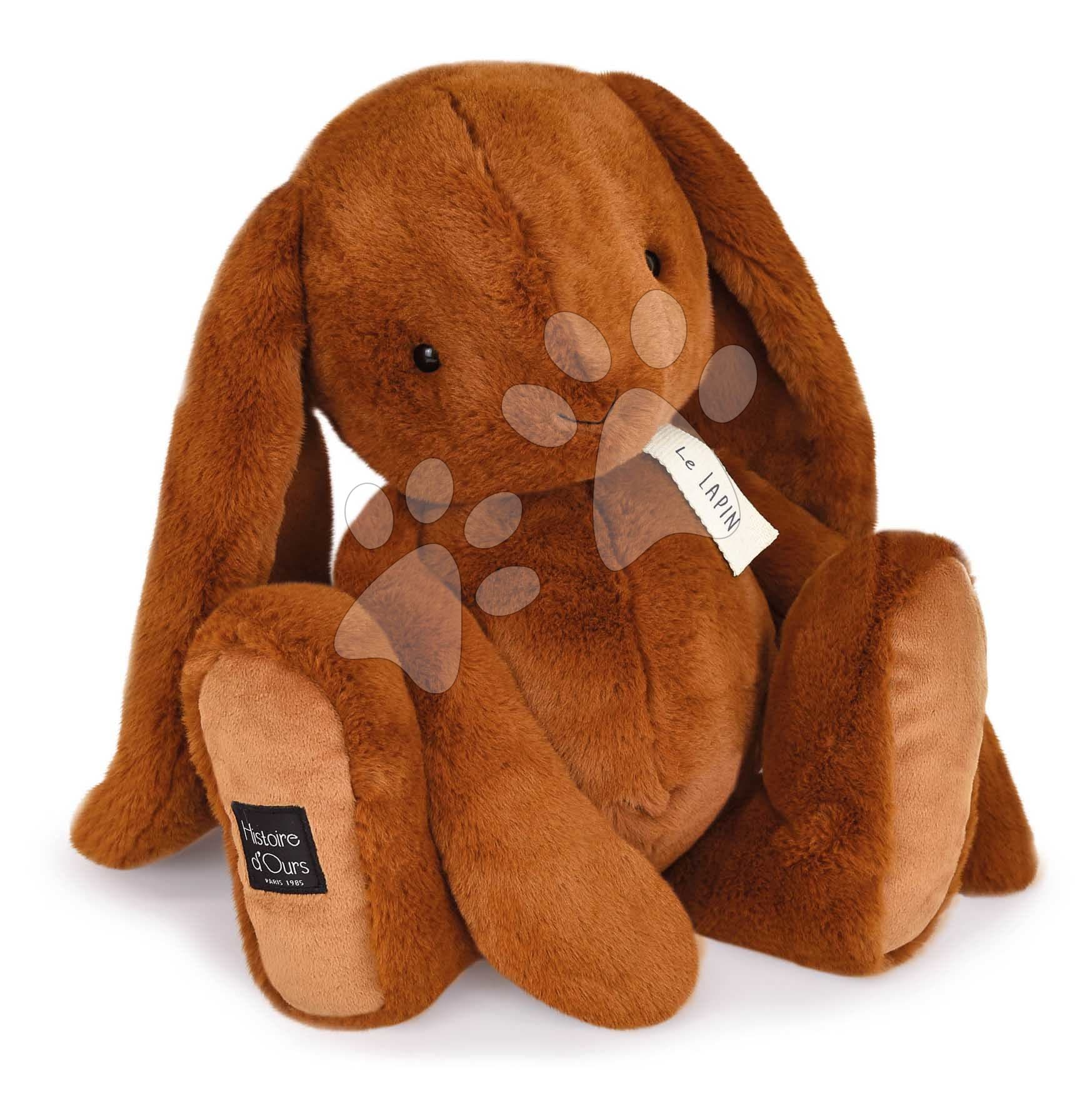 Plyšový zajačik The Bunny Cappuccino Histoire d’ Ours hnedý 50 cm od 0 mes 1