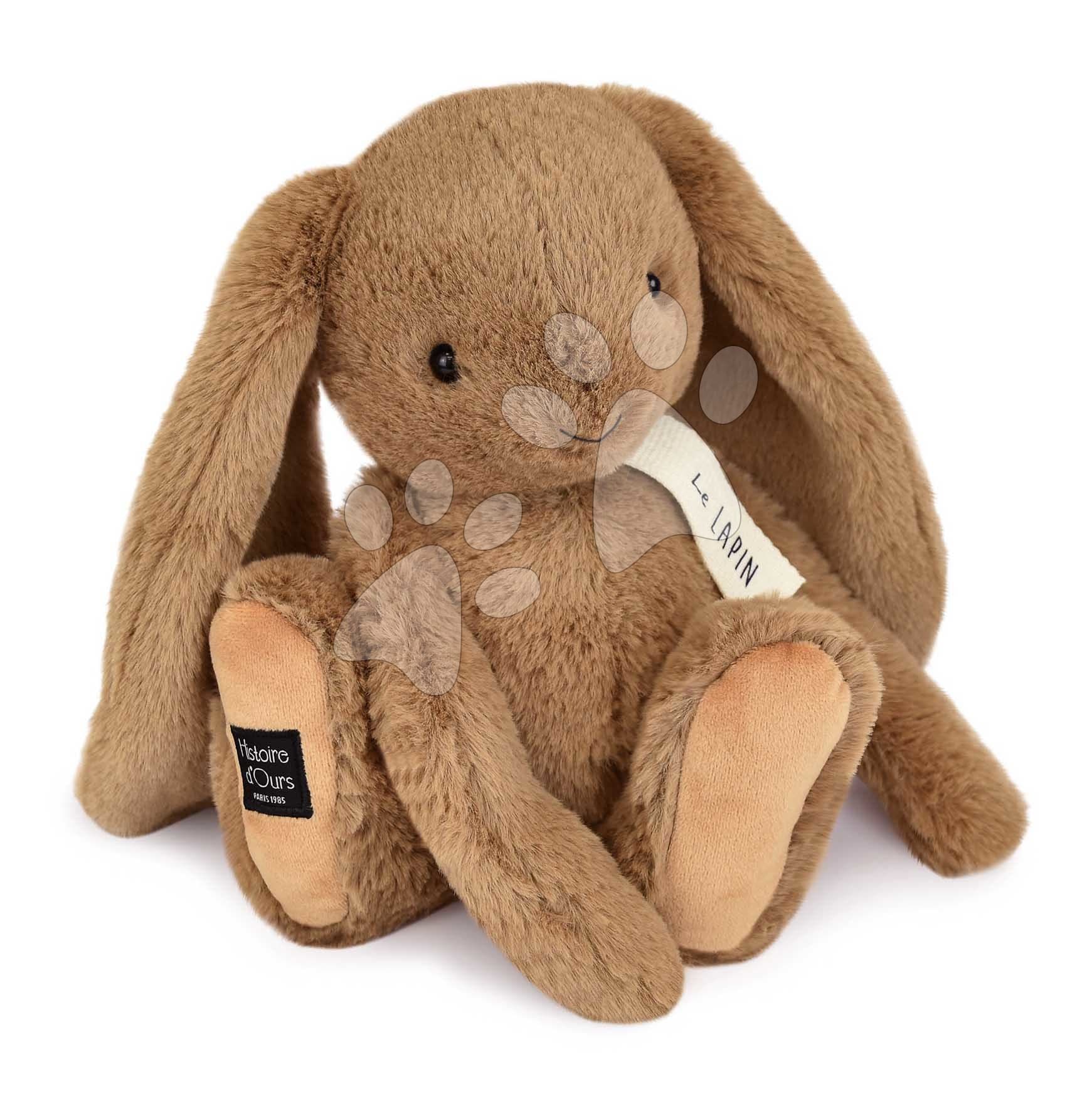 Plyšový zajačik The Bunny Hazelnut Histoire d'Ours hnedý 32 cm od 0 mes
