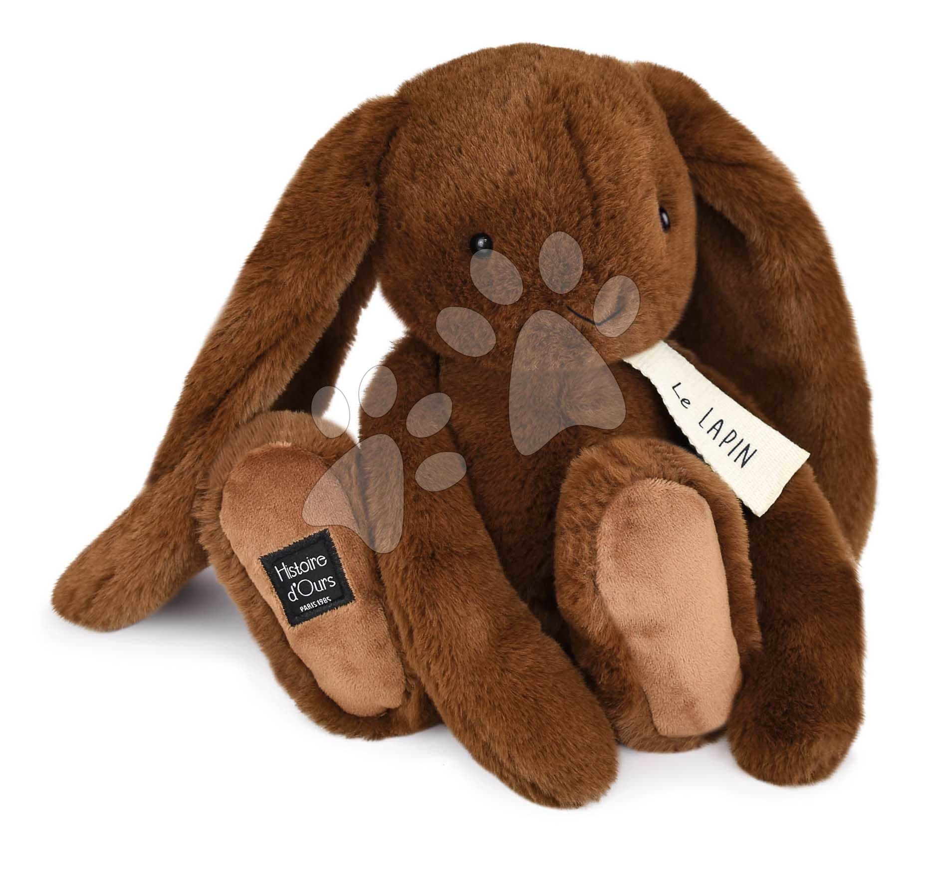 Plyšový zajačik The Bunny Coffee Histoire d’ Ours hnedý 32 cm od 0 mes 1