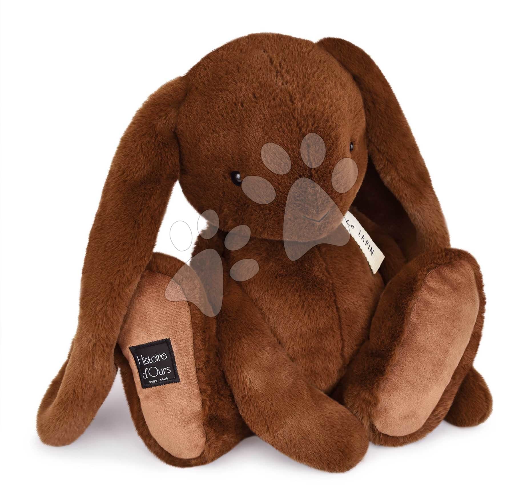 Plyšový zajačik The Bunny Coffee Histoire d’ Ours hnedý 50 cm od 0 mes 1