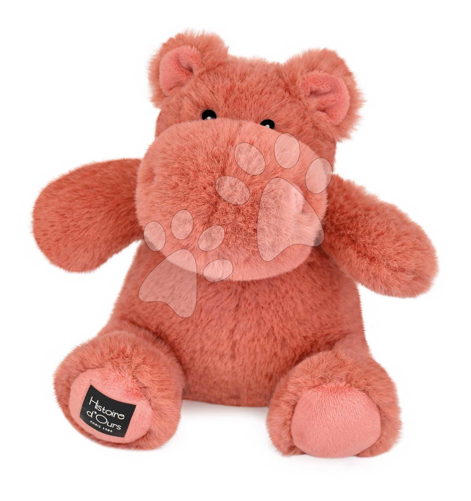 Plyšový hrošík L'Hippo Histoire d’ Ours rôzne farby 18 cm od 0 mes 1