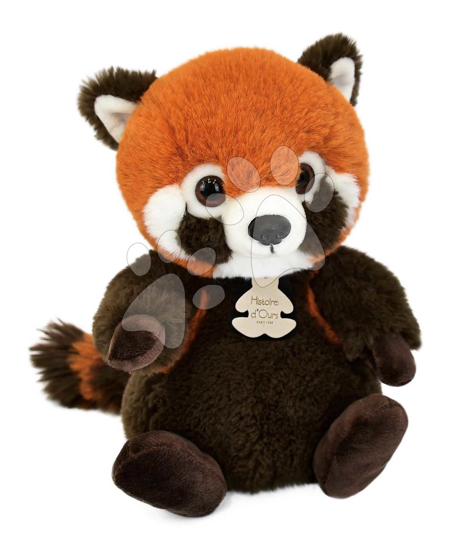 Plyšová panda červená The Little Companions Histoire d’ Ours hnedá 20 cm od 0 mes 1