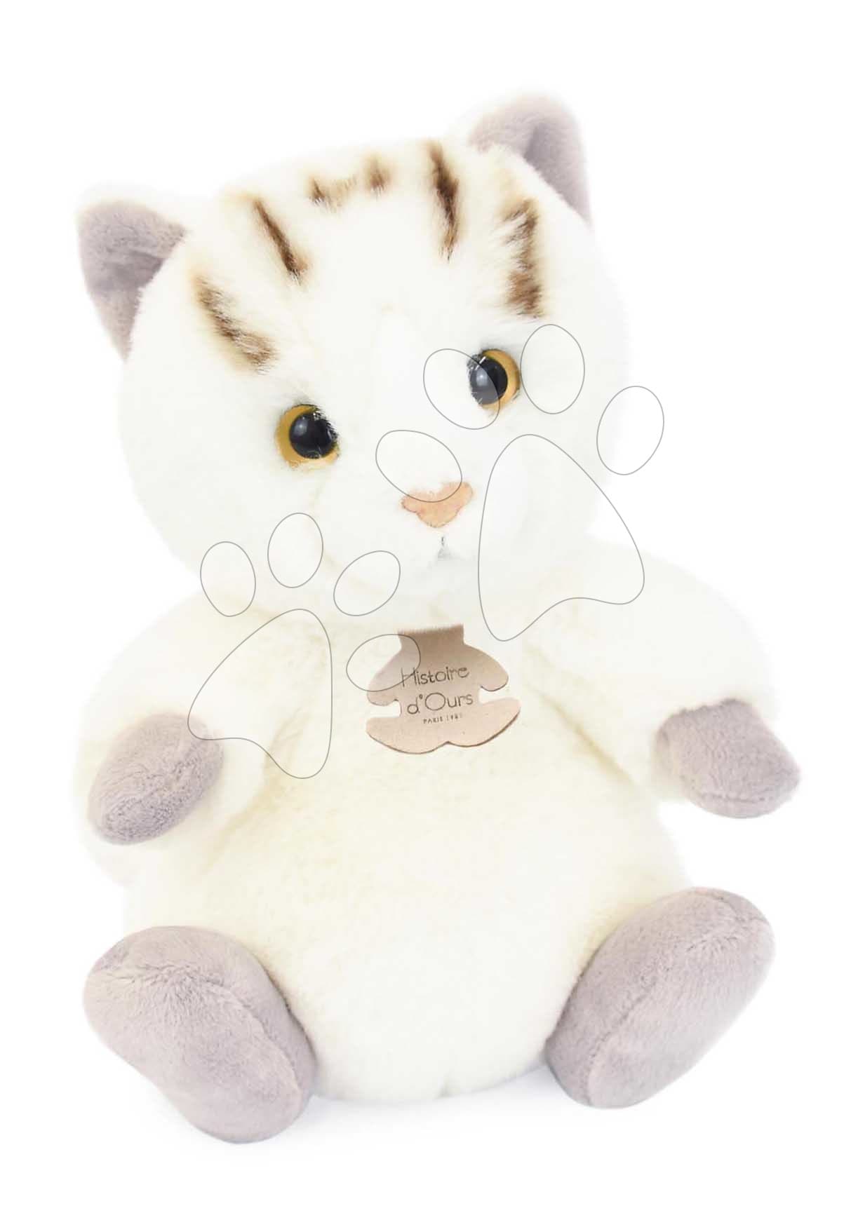 Plyšová mačička The Little Companions Histoire d’ Ours béžová 20 cm od 0 mes