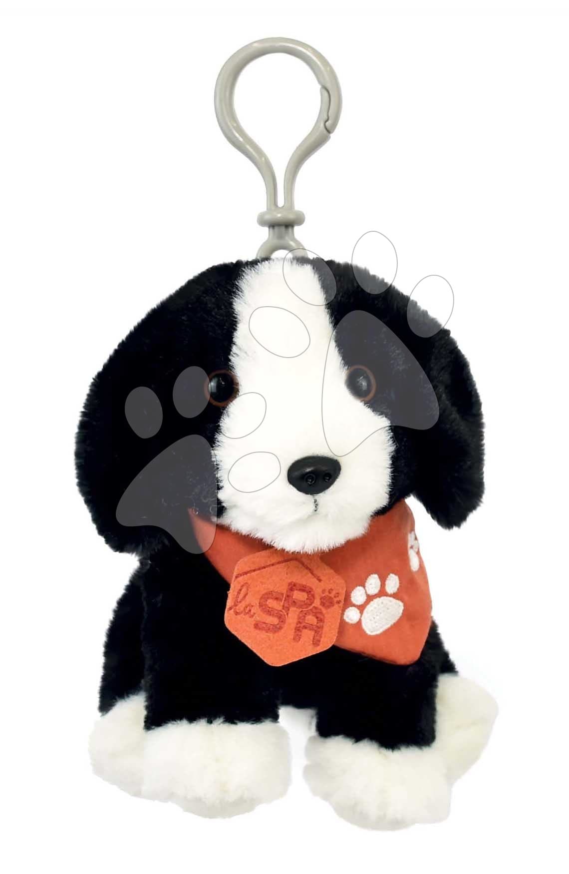 Plyšový psík kľúčenka Welcome Home SPA Collection Histoire d’ Ours čierno-biely 13 cm od 0 mes