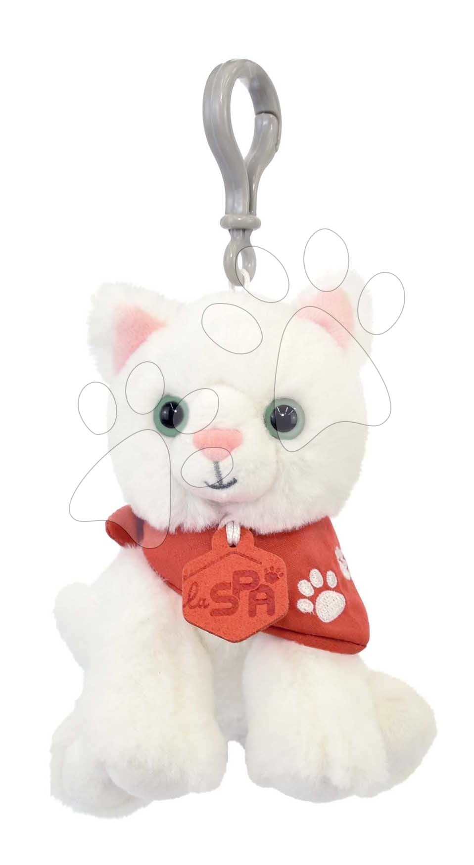 Plyšová mačička kľúčenka Welcome Home SPA Collection Histoire d’ Ours biela 13 cm od 0 mes