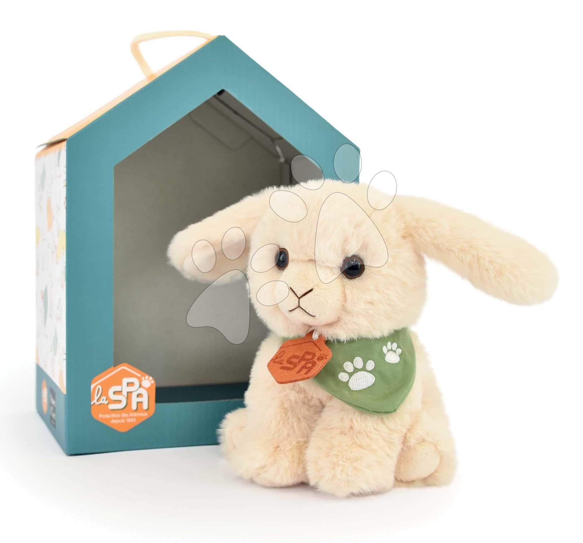 Plyšový zajačik Welcome Home SPA Collection Histoire d’ Ours v darčekovom balení béžový 16 cm od 0 mes