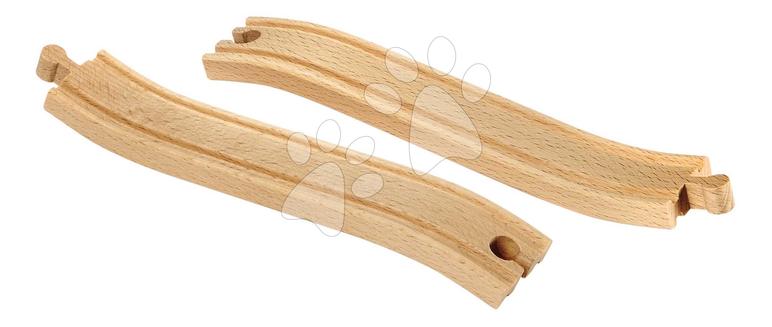 Náhradné diely pre vláčikodráhu Ascending Tracks BRIO 2 stúpajúce koľajnice dĺžka 21,6 cm