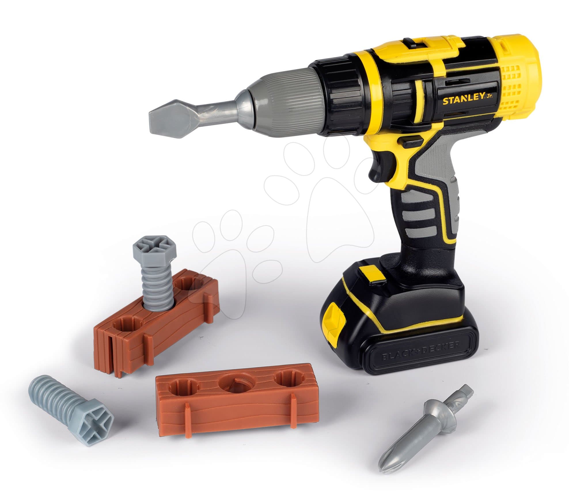 Mechanická vŕtačka Stanley Smoby s dvoma nadstavcami a doplnkami 1