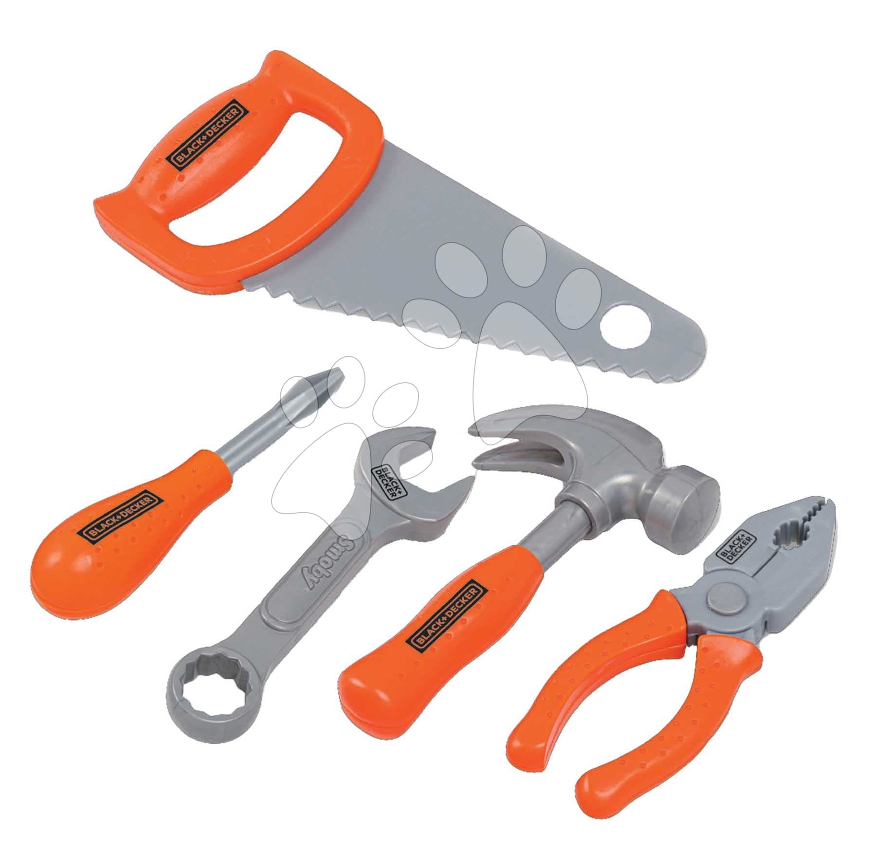 Sada pracovného náradia Black&Decker Tools Smoby 5 druhov 1