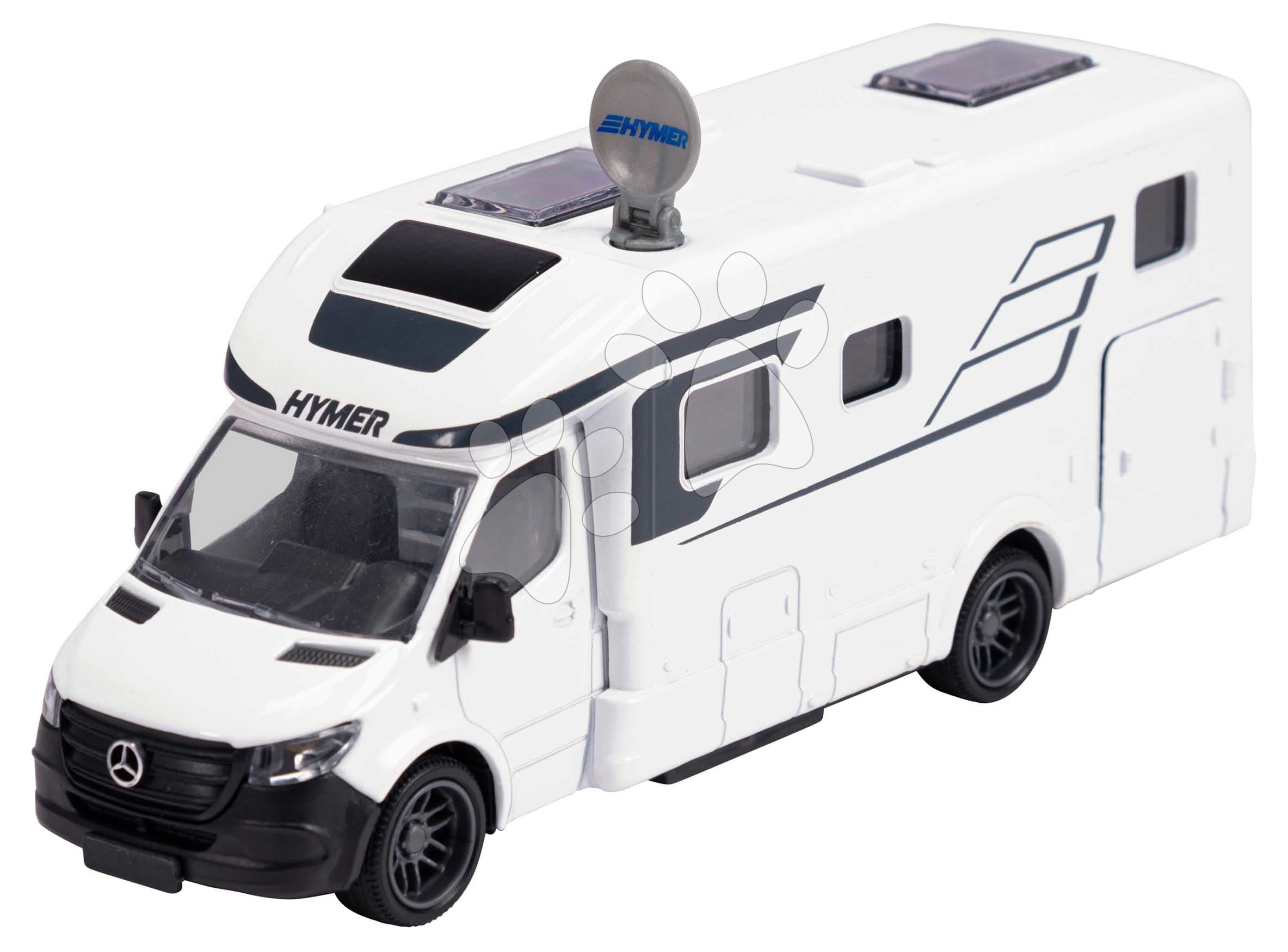 Autíčko karavan Hymer B-Class Majorette kovová karoséria s otvárateľnými dverami dĺžka 19 cm 1