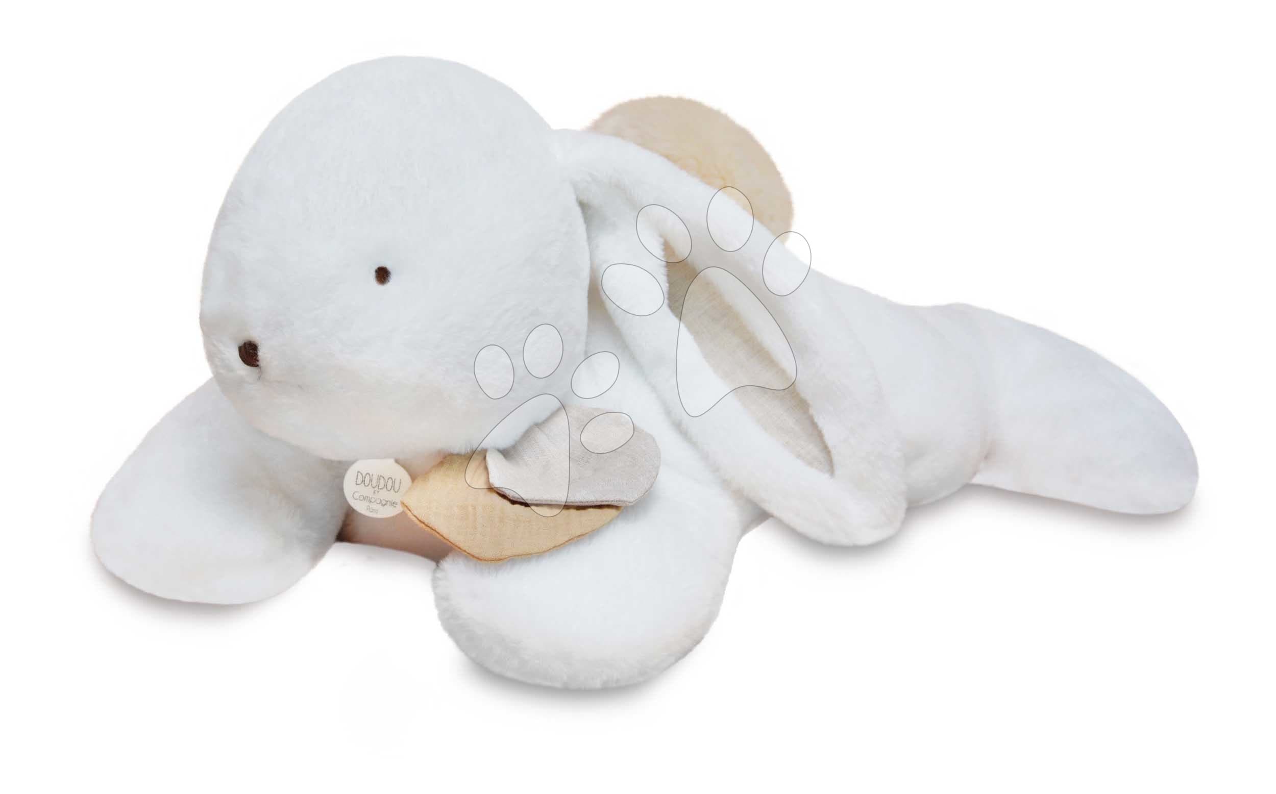 Plyšový zajac Happy Wild Doudou et Compagnie biely 80 cm od 0 mes 1