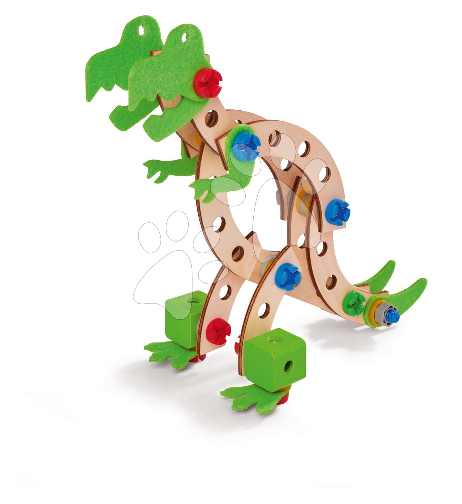Drevená stavebnica Dinosaurus Constructor Eichhorn 3 modely 100 dielov od 5 rokov 1