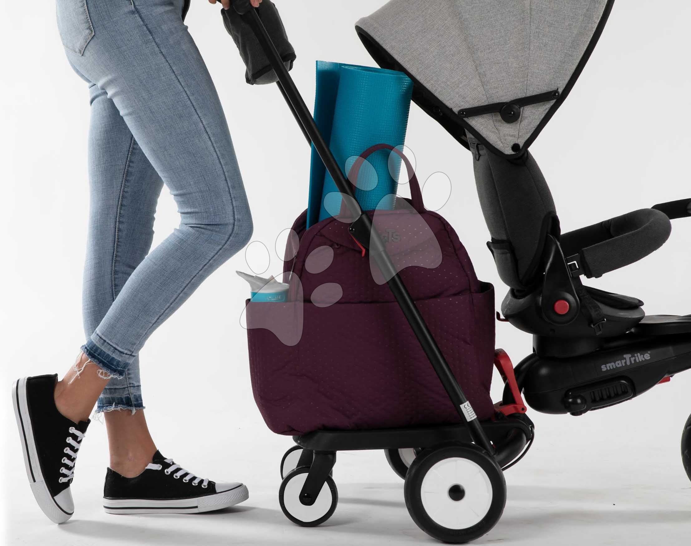 Stupienok s kolieskami k trojkolke a kočíku STR Buddy Board smarTrike pre extra batožinu