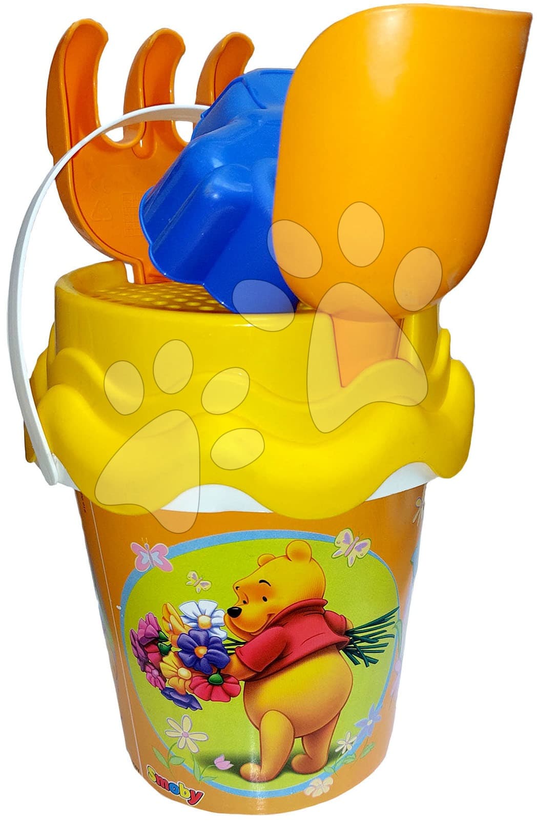 Smoby malý vedro set Macko Pú 40102 žltý 1