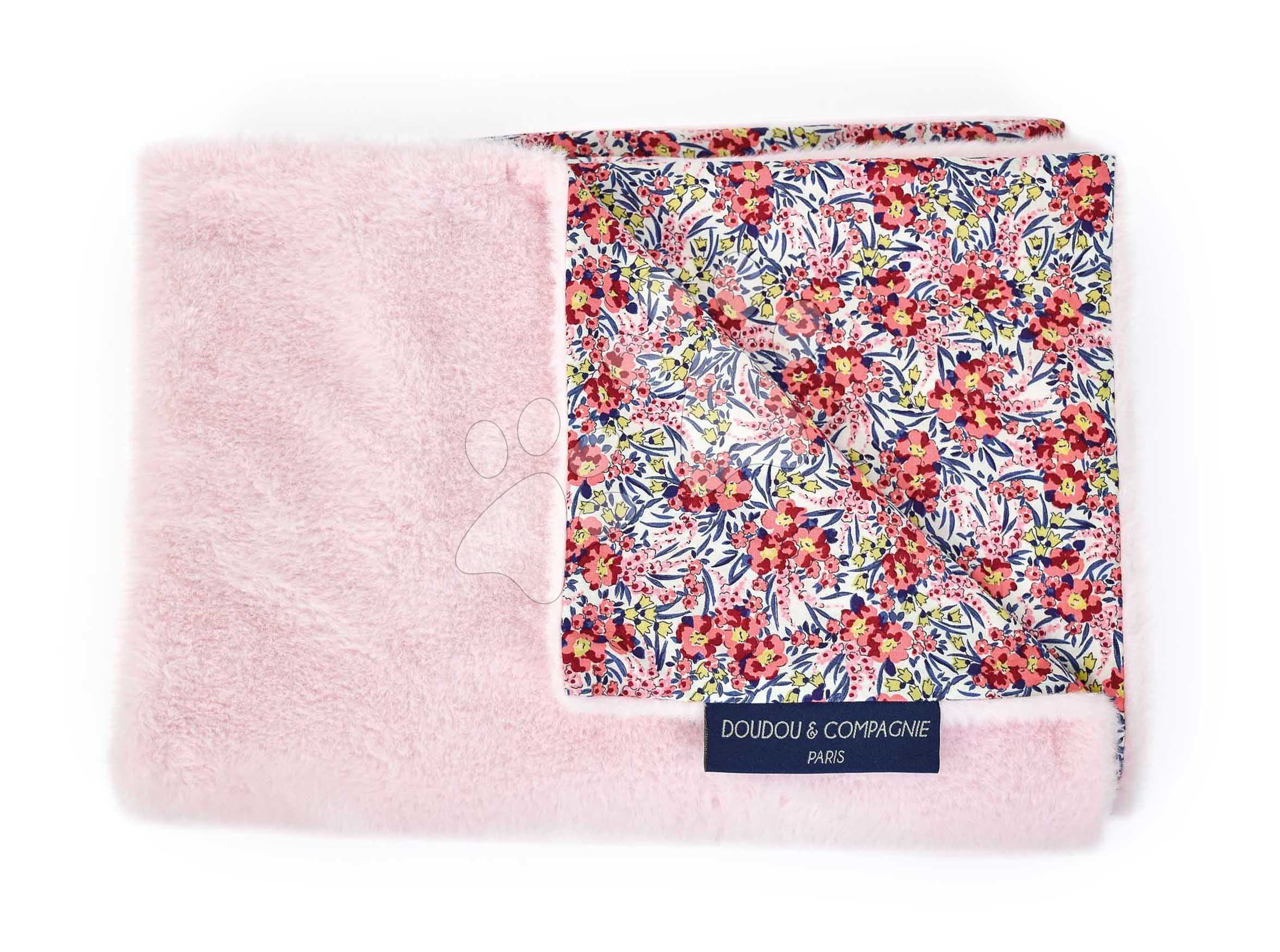 Deka pre najmenších Soft Blanket Deer Boh'aime Doudou et Compagnie ružová 70*100 cm od 0 mes 1