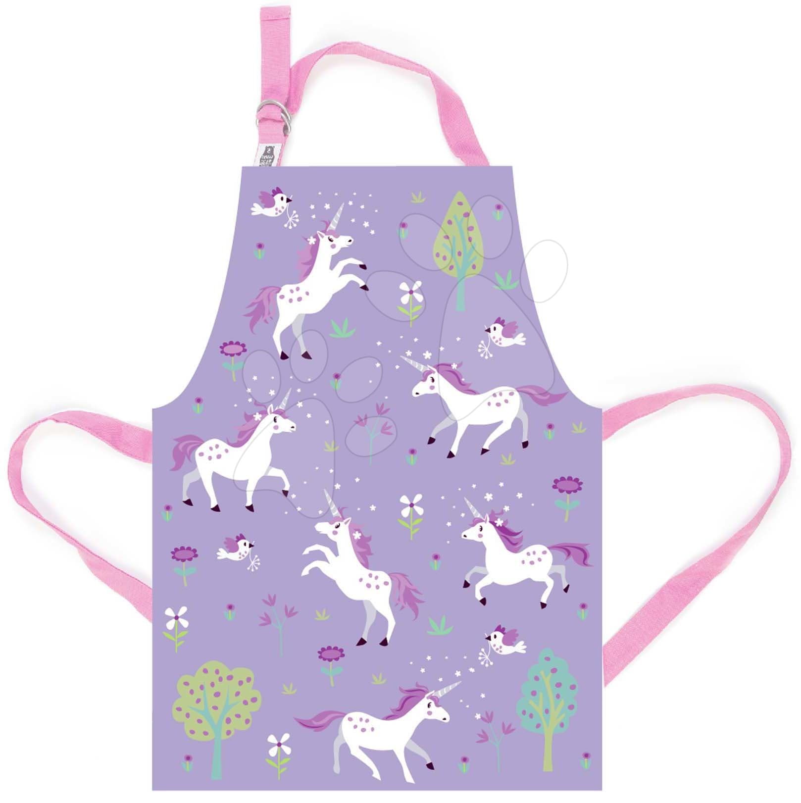 Zástera pre deti jednorožce Unicorn Friends Apron ThreadBear s ochrannou vrstvou od 3-5 rokov 1
