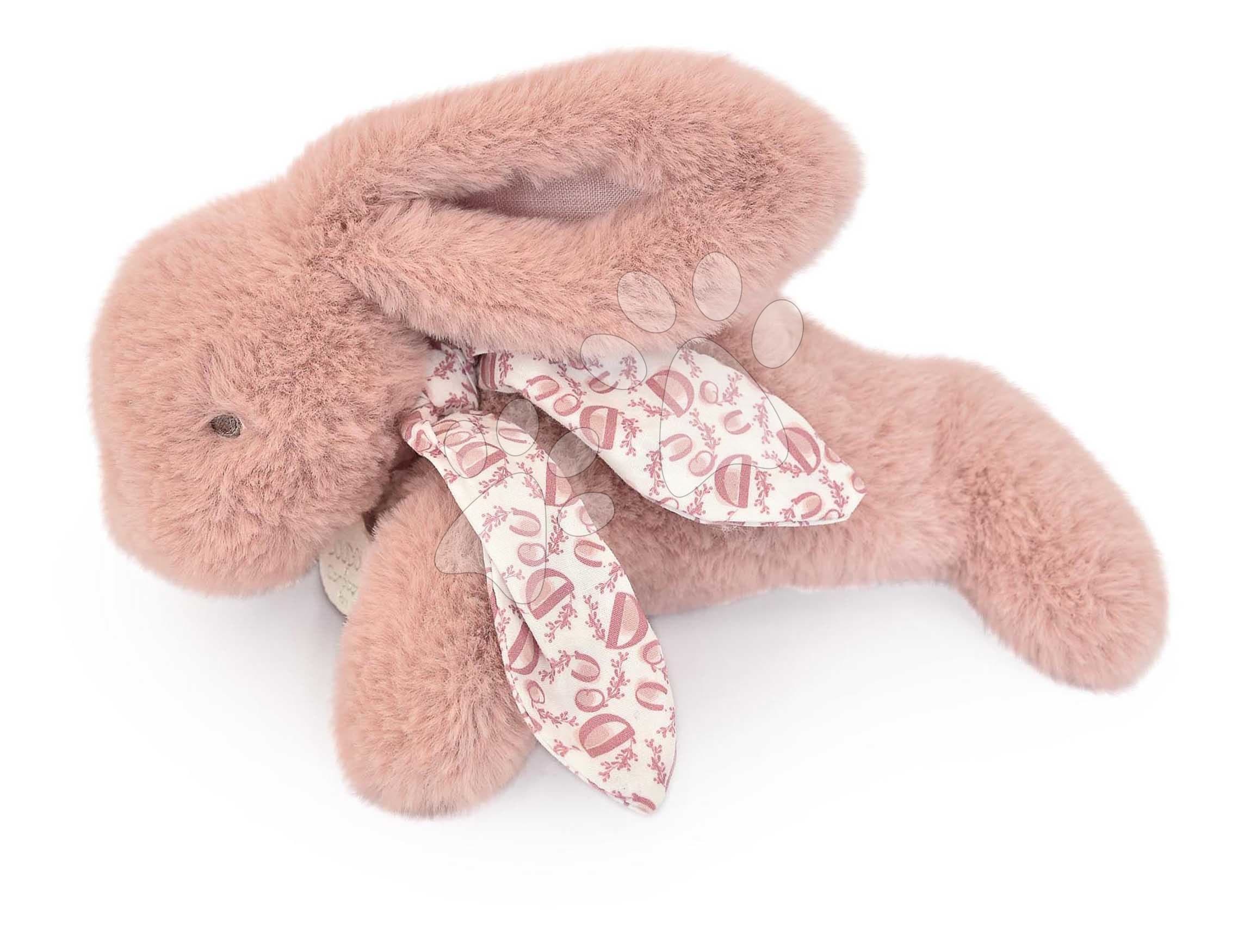 Plyšový zajačik Bunny Pink Doudou et Compagnie ružový 25 cm od 0 mes