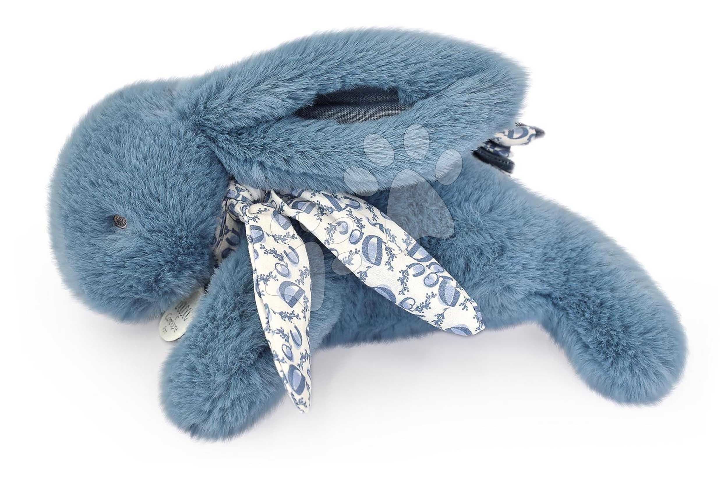 Plyšový zajačik Bunny Blue Doudou et Compagnie modrý 25 cm od 0 mes 1