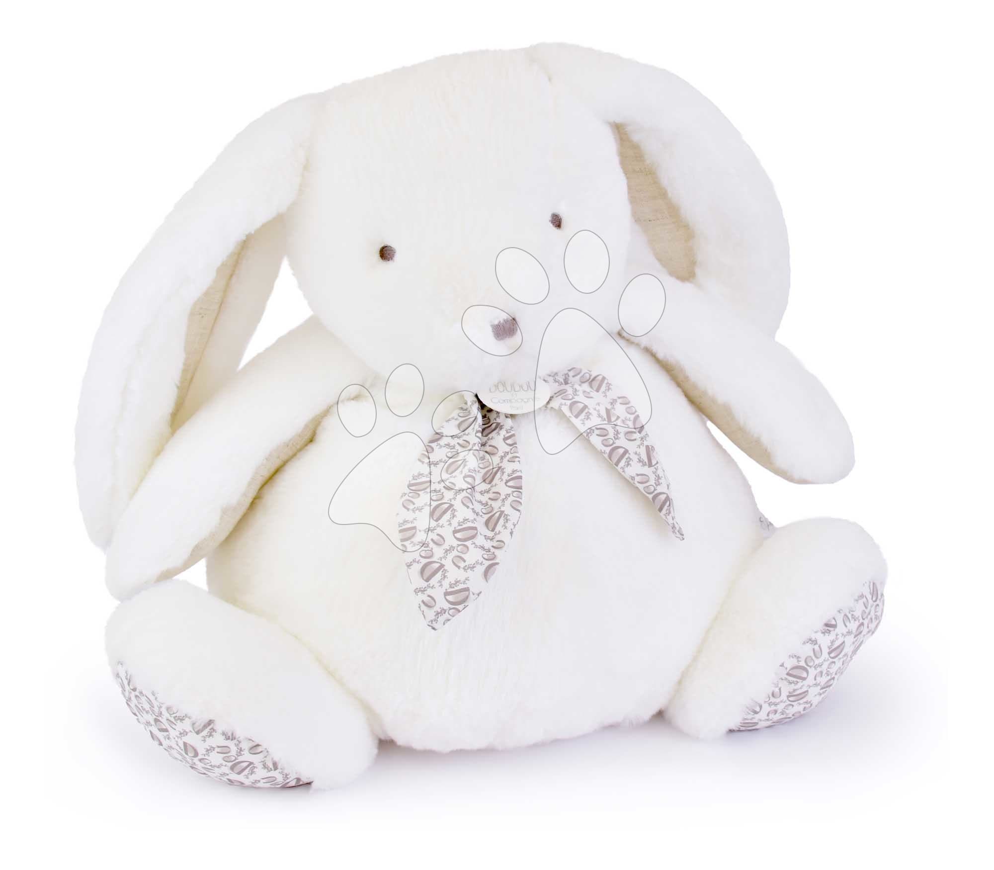 Plyšový zajac Giant Bunny White Doudou et Compagnie biely 42 cm od 0 mes 1