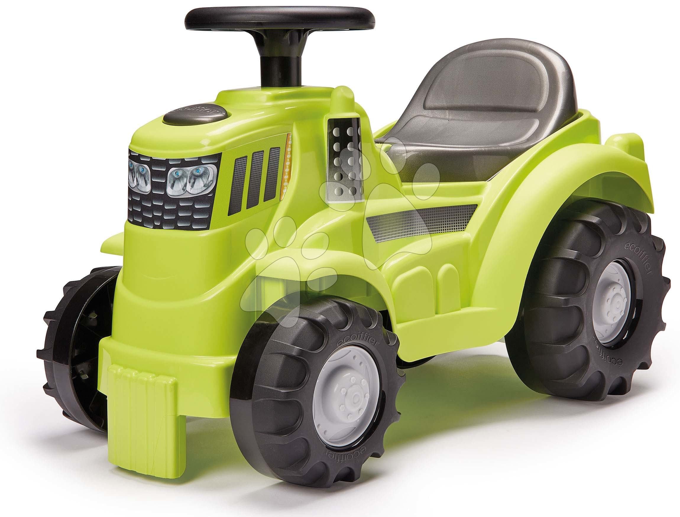 Odrážadlo traktor zelený Tractor Ride On Écoiffier s úložným priestorom pod sedadlom od 12 mes 1