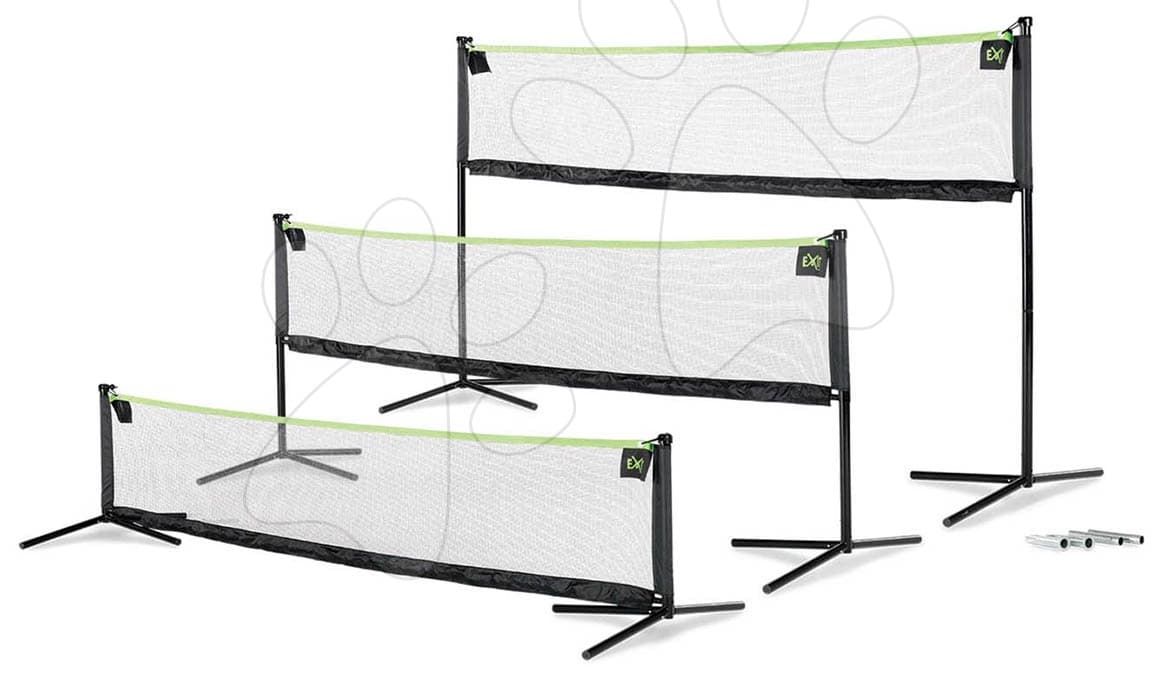 Multifunkčná sieť na loptové hry adjustable sport net Exit Toys 155*300 cm oceľový rám nastaviteľná výška 1