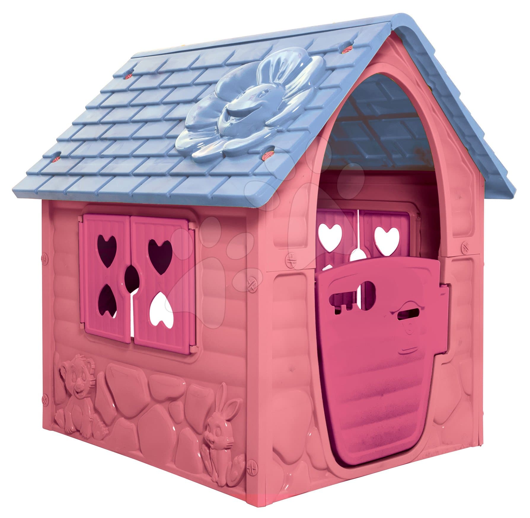 Záhradný domček My First Playhouse Dohány ružový s kvetinkou na streche od 24 mes