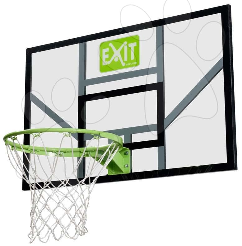 Basketbalová doska s košom Galaxy basketball backboard Exit Toys transparentný polykarbonát 1