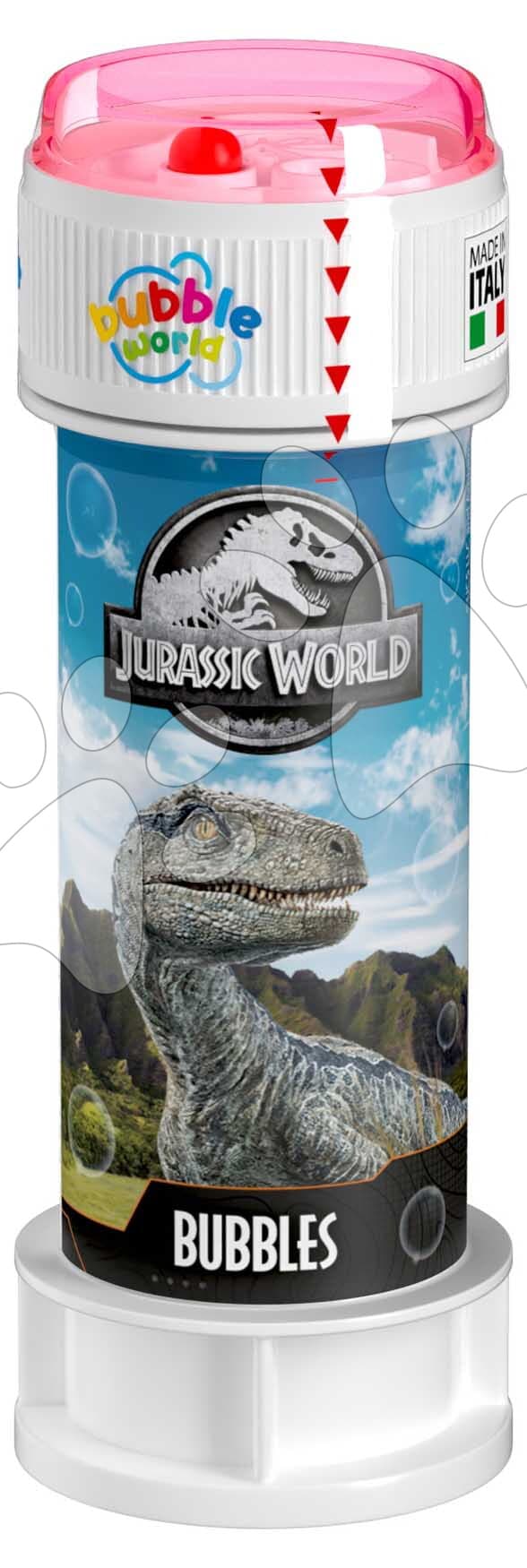 Bublifuk Jurský svet Bubble World Dulcop hypoalergénny bez niklu a parabénov 1