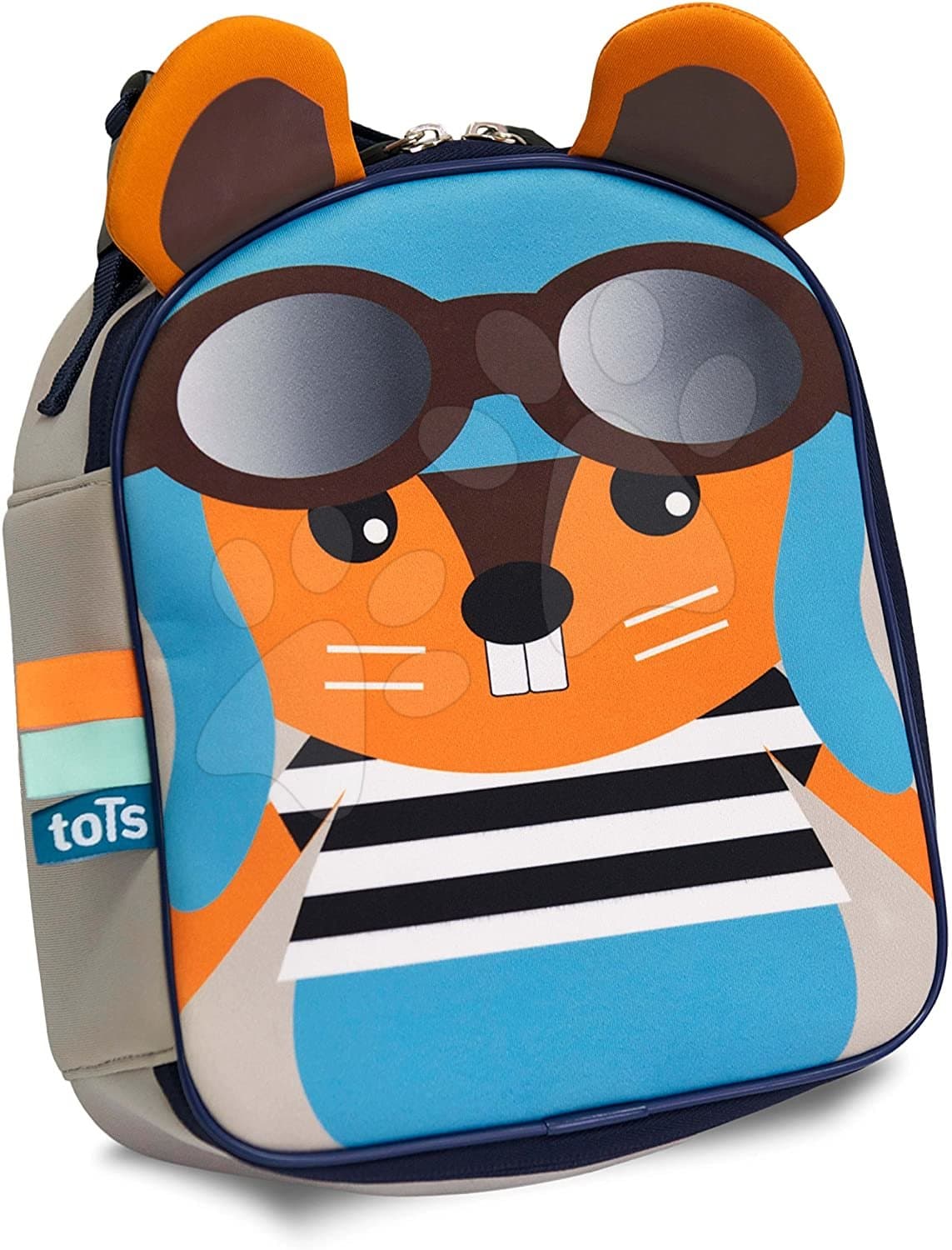 Batoh veverička Kids Lunch Box Squirrel toT's-smarTrike na rameno z neoprénu 1