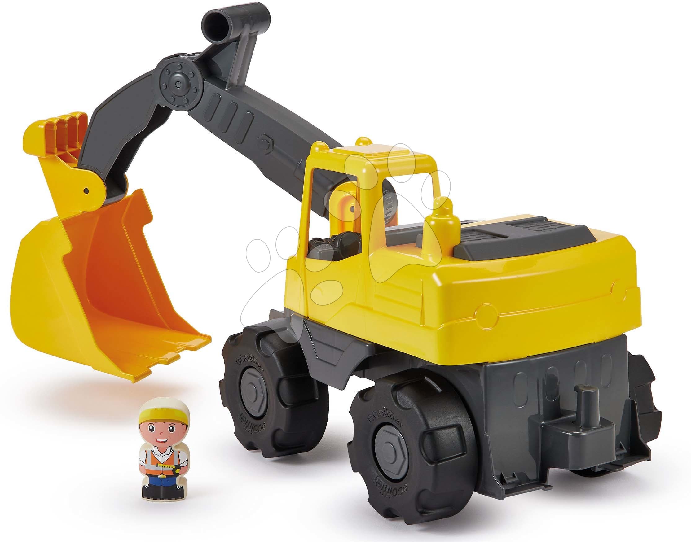 Pracovné auto bager do piesku Sand Play Digger Truck Écoiffier s pohyblivým ramenom od 18 mes 1