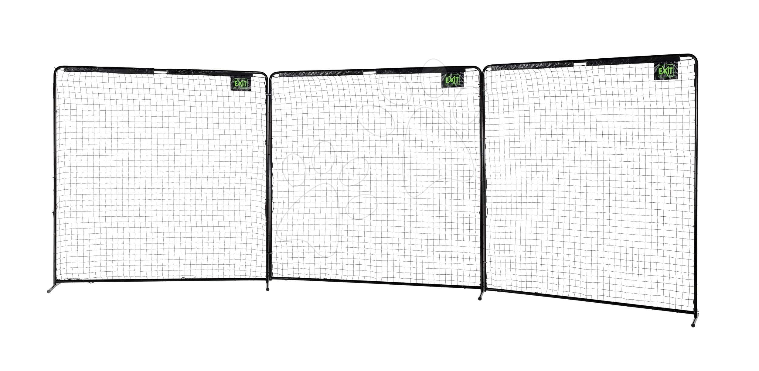Záchytná sieť pre loptové hry Backstop sport net 900 Exit Toys oceľový rám 300*900 cm 1