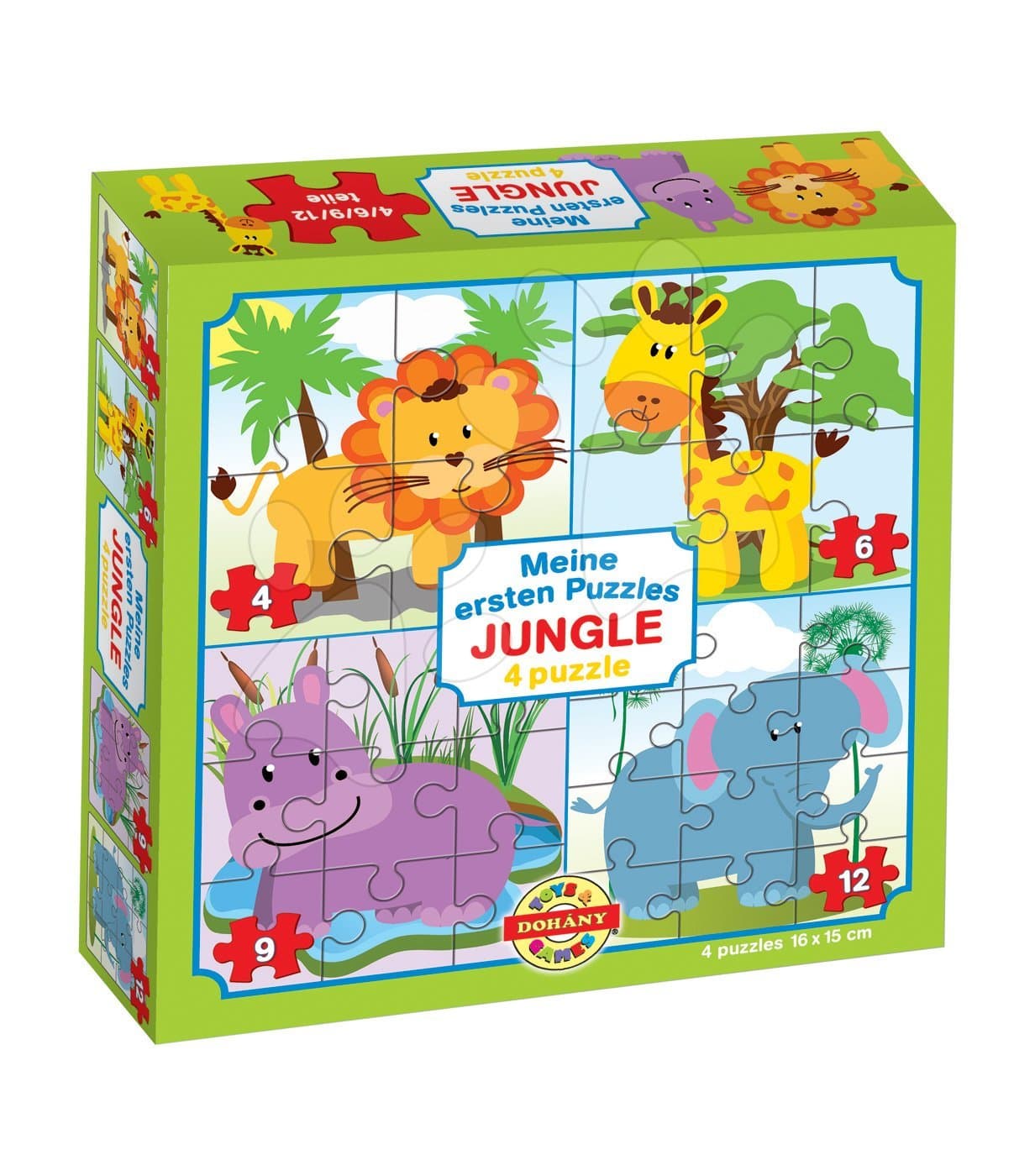 Dohány detské puzzle Moje prvé puzzle džungľa 500-2 1