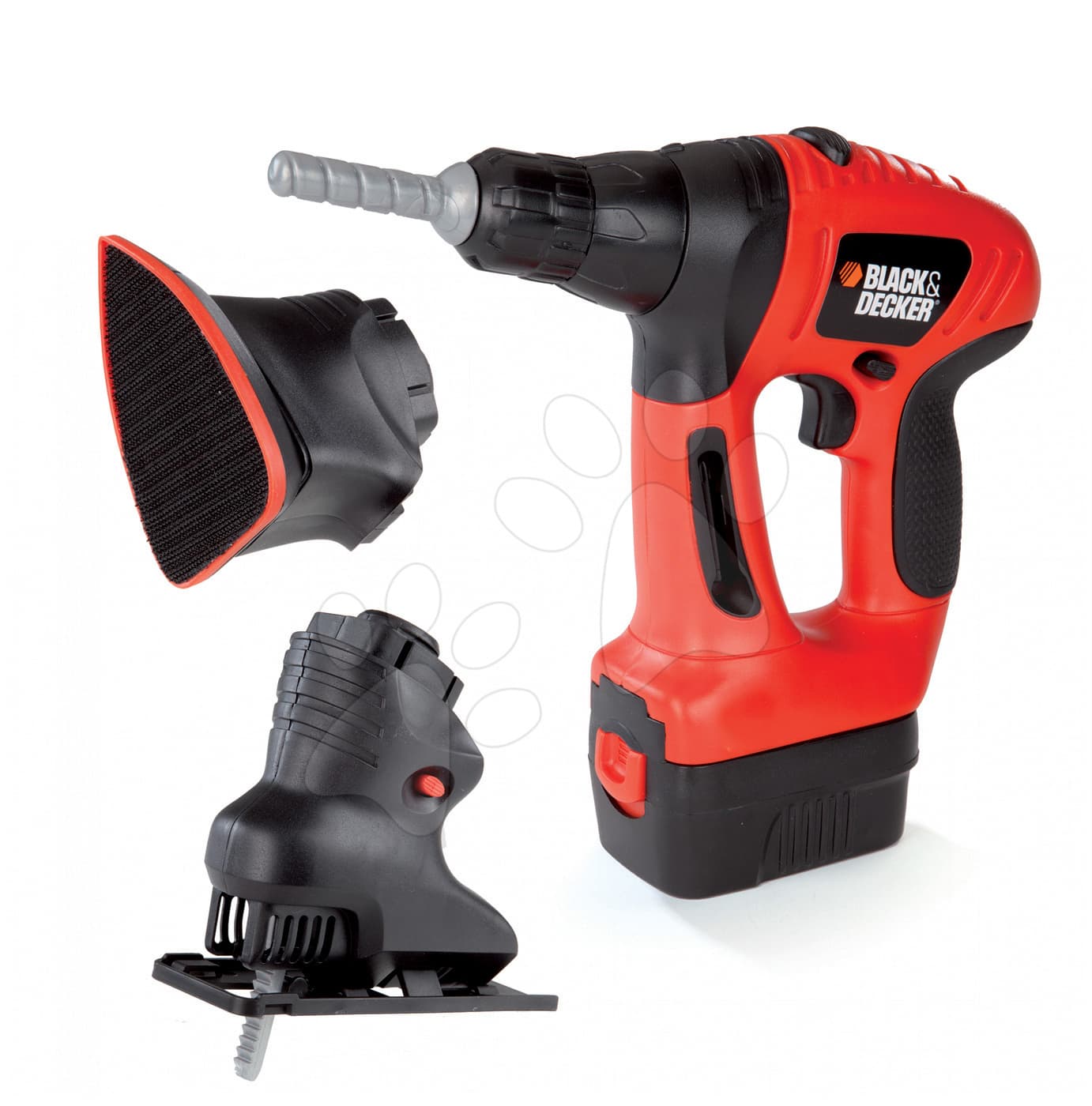 Smoby multifunkčné pracovné náradie Black&Decker Quatro set 500167 červeno-čierny 1