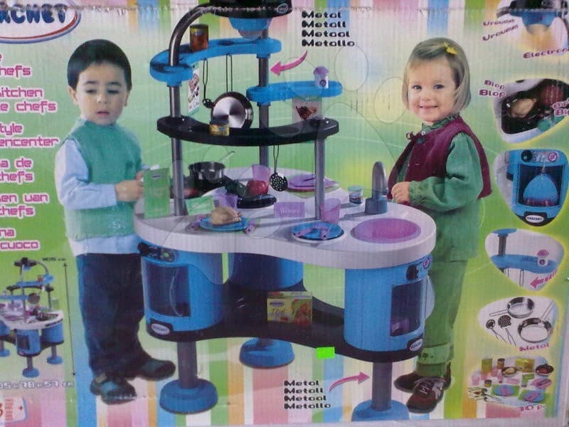 Smoby kuchynka pre deti Berchet 501086 modrá 1