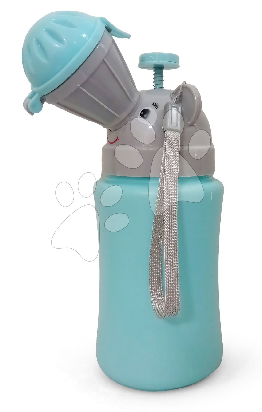Prenosný pisoár pre chlapcov Kalencom modrý objem 500 ml výška 22 cm od 12 mes