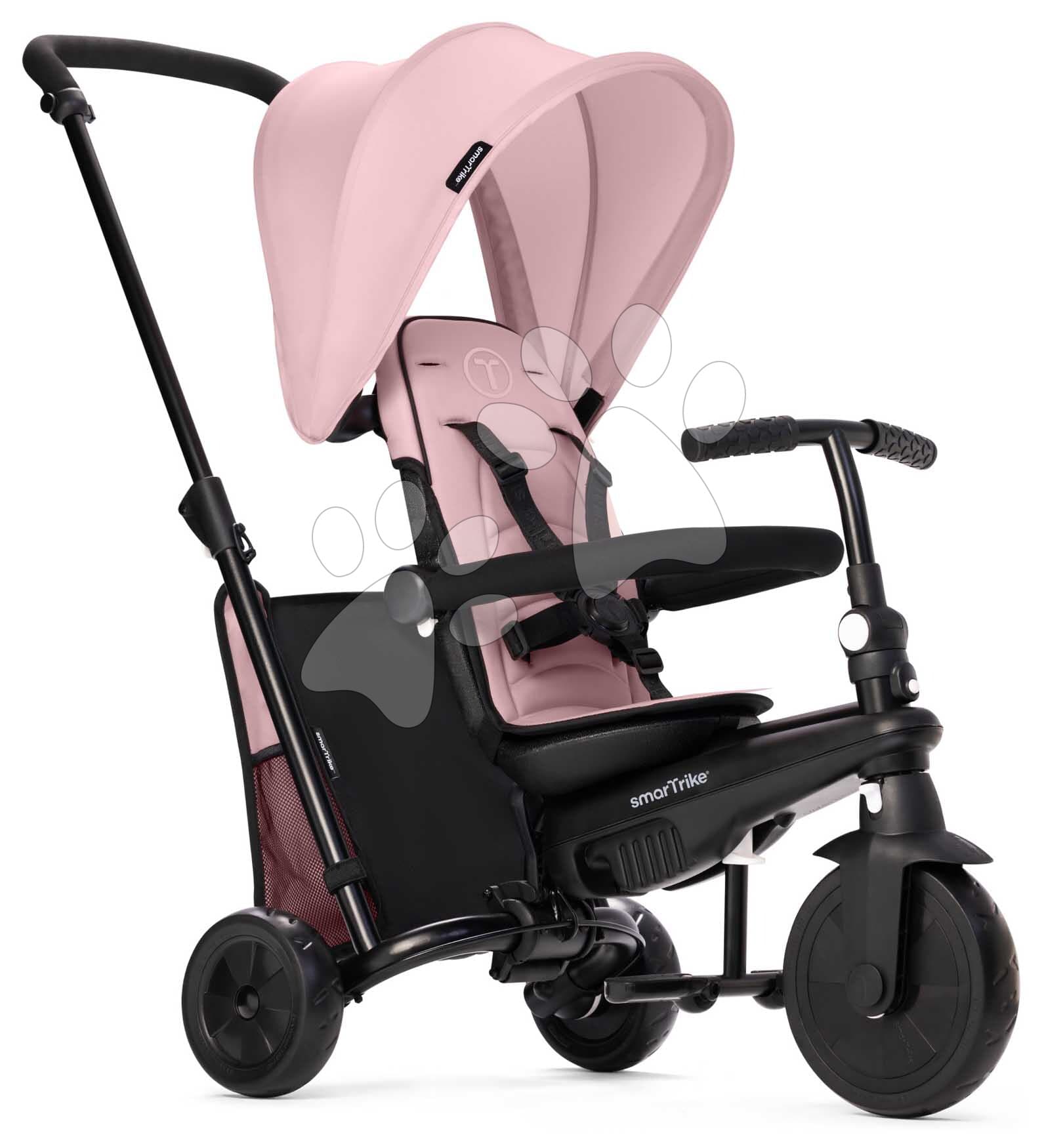 Trojkolka a kočík skladacia 5v1 STR3 Peach smarTrike so sklápateľným sedadlom TouchSteering s EVA kolesami od 10 mes