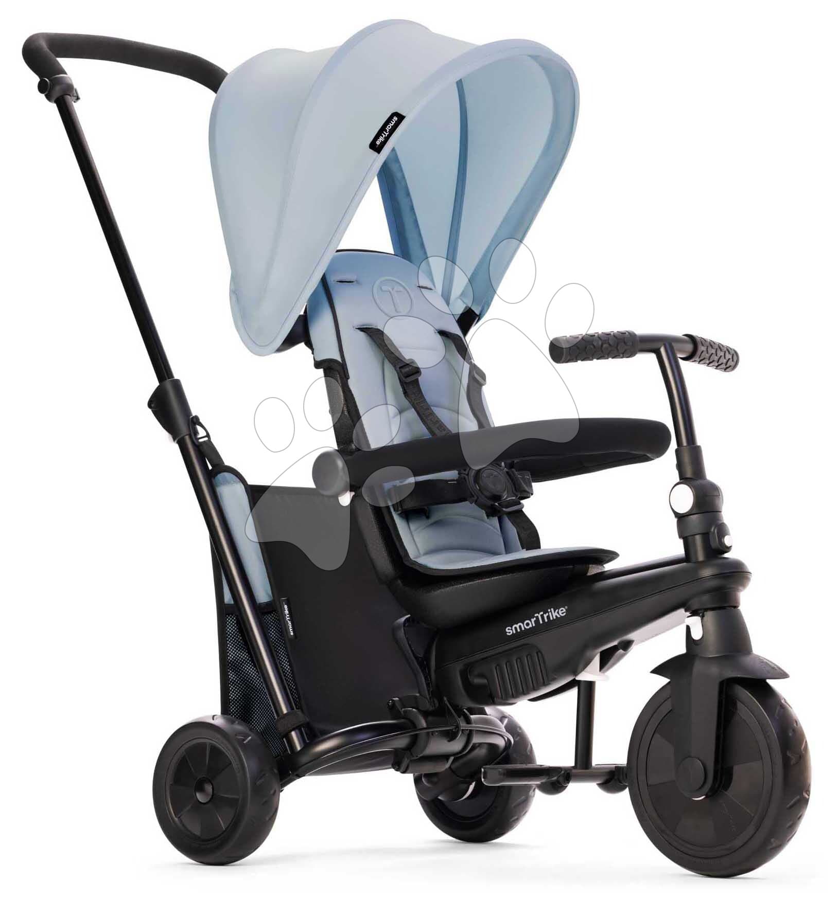 Trojkolka a kočík skladacia 5v1 STR3 Cool Grey smarTrike so sklápateľným sedadlom TouchSteering s EVA kolesami od 10 mes
