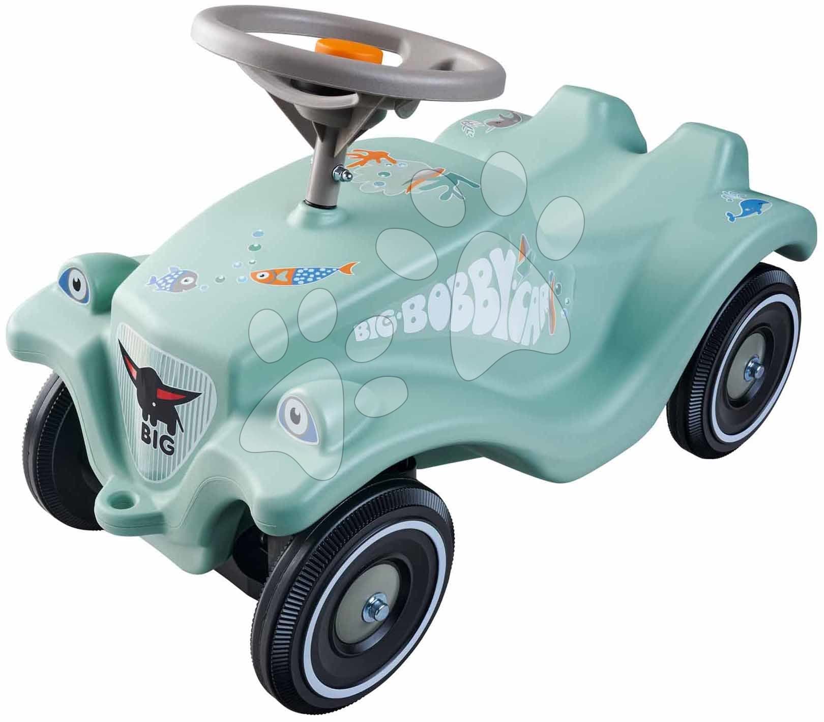 Odrážadlo auto Bobby Car Classic Green Sea BIG zelené s trendy nálepkami a klaksónom od 12 mes 1
