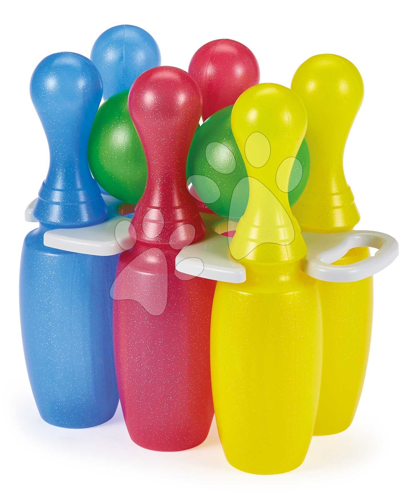 Kolky Bowling Skittles Écoiffier 6 kusov s 2 loptičkami (výška 23 cm) od 18 mes