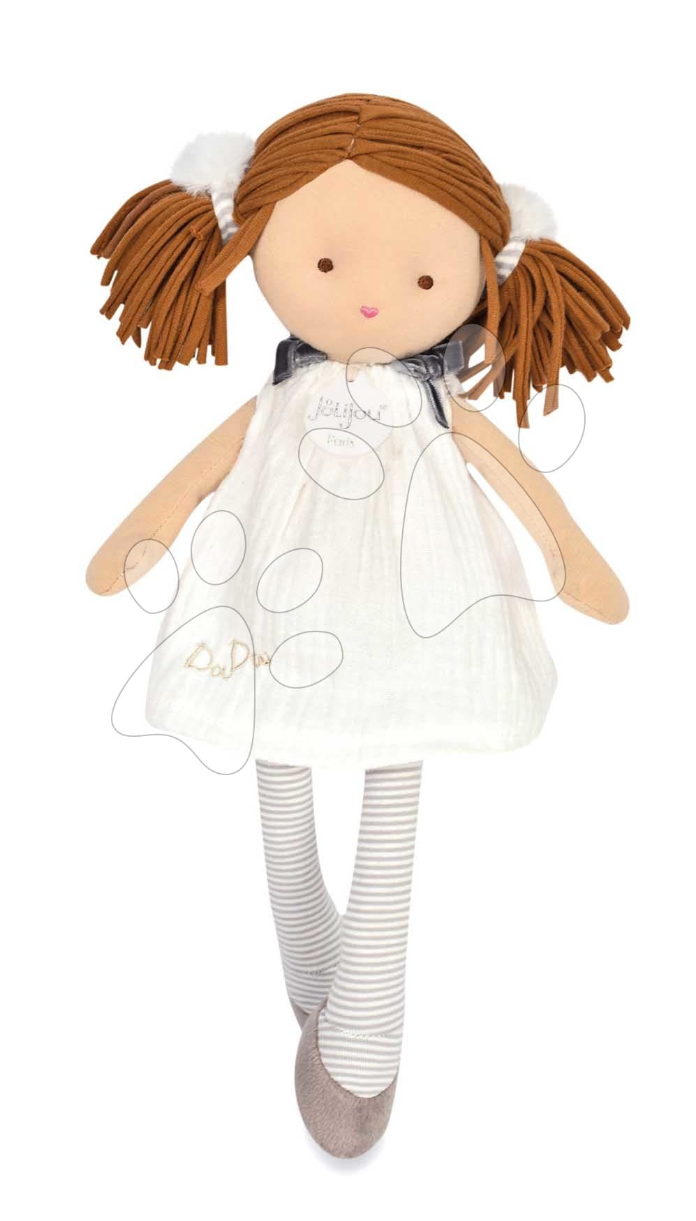 Bábika Nina Having Fun Jolijou 30 cm s hnedými vláskami v bielych šatách z jemného textilu od 5 rokov