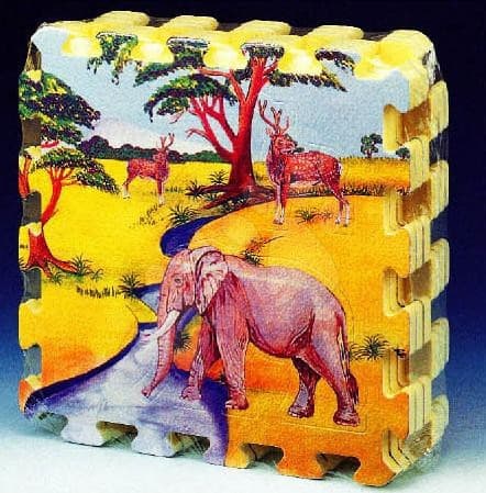 Lee penové puzzle Pop Out Animals 6 dielov PN100 1