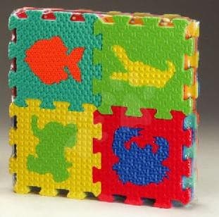 Lee penové puzzle Animals - Zvieratká 16 dielov FM808N farebné 1