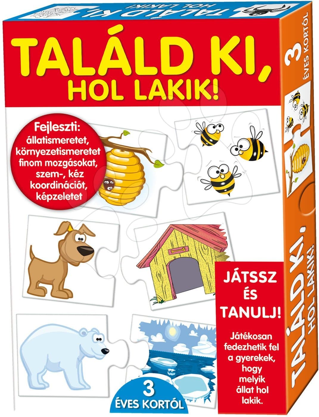 Dohány detská náučná hra Hádaj, kde bývam? 636-7 1