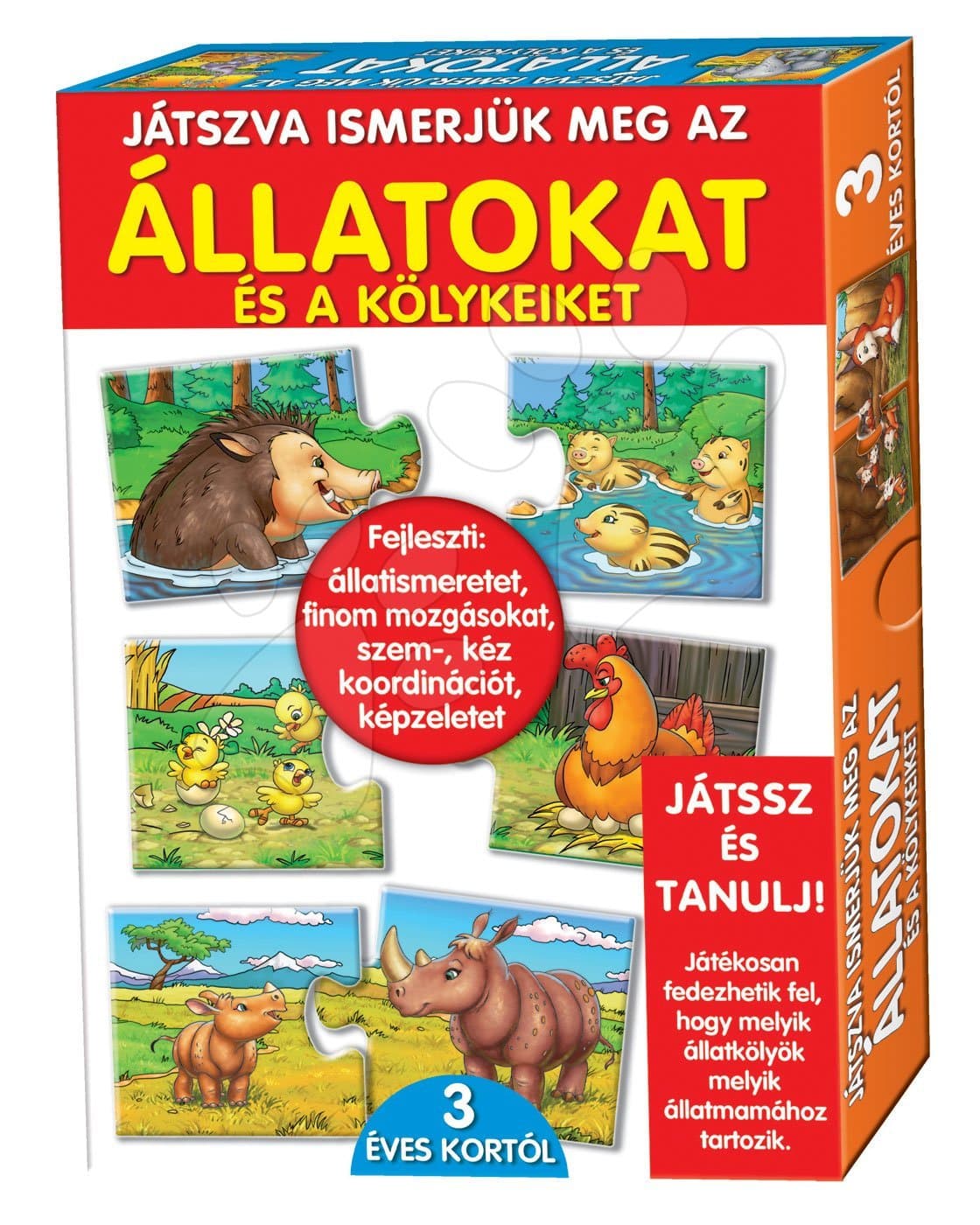 Dohány náučná hra zvieratá a mláďatá 636 1