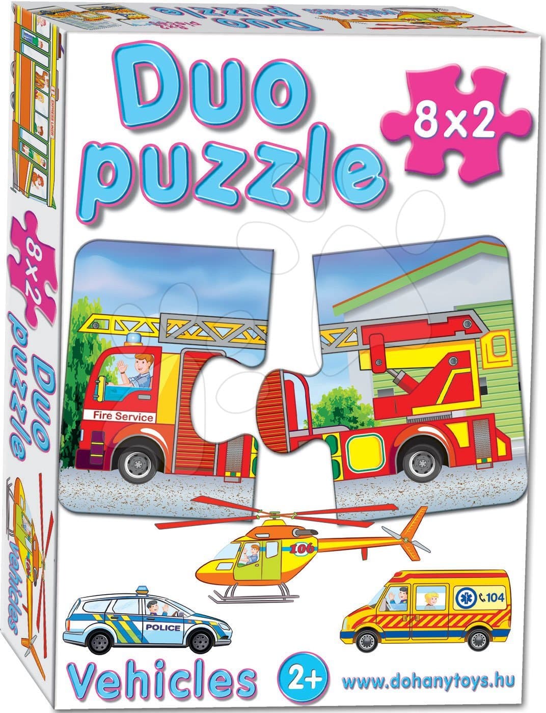 Dohány baby puzzle 2-obrázkové Duo Dopravné prostriedky 638-2 1